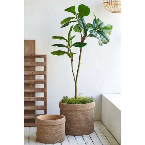 Woven Natural Outdoor Planter