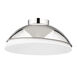 Morse 3 Light 19.25 inch Polished Nickel Flush Mount Ceiling Light
