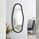 Cameron 47.25 X 19.88 inch Clear and Matte Black Wall Mirror