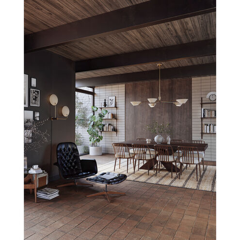 Sacramento 5 Light 64 inch Patina Brass/Soft Sand Chandelier Ceiling Light