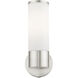 Lindale 1 Light 4 inch Brushed Nickel ADA Vanity Sconce Wall Light