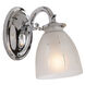 Traditional Brass 1 Light 4.5 inch Polished Chrome Bath Sconce Wall Light