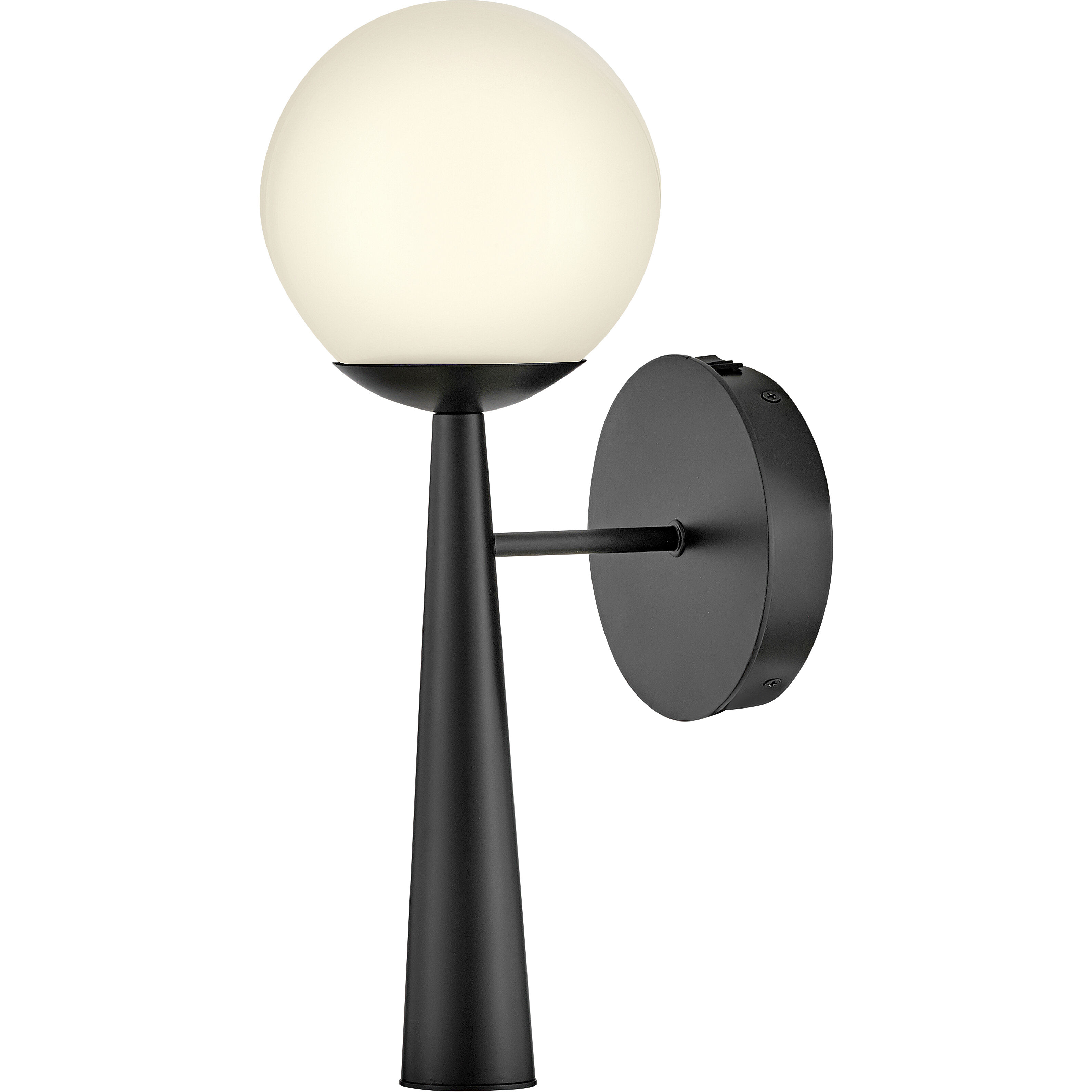 Izzy LED 6 inch Black Sconce Wall Light