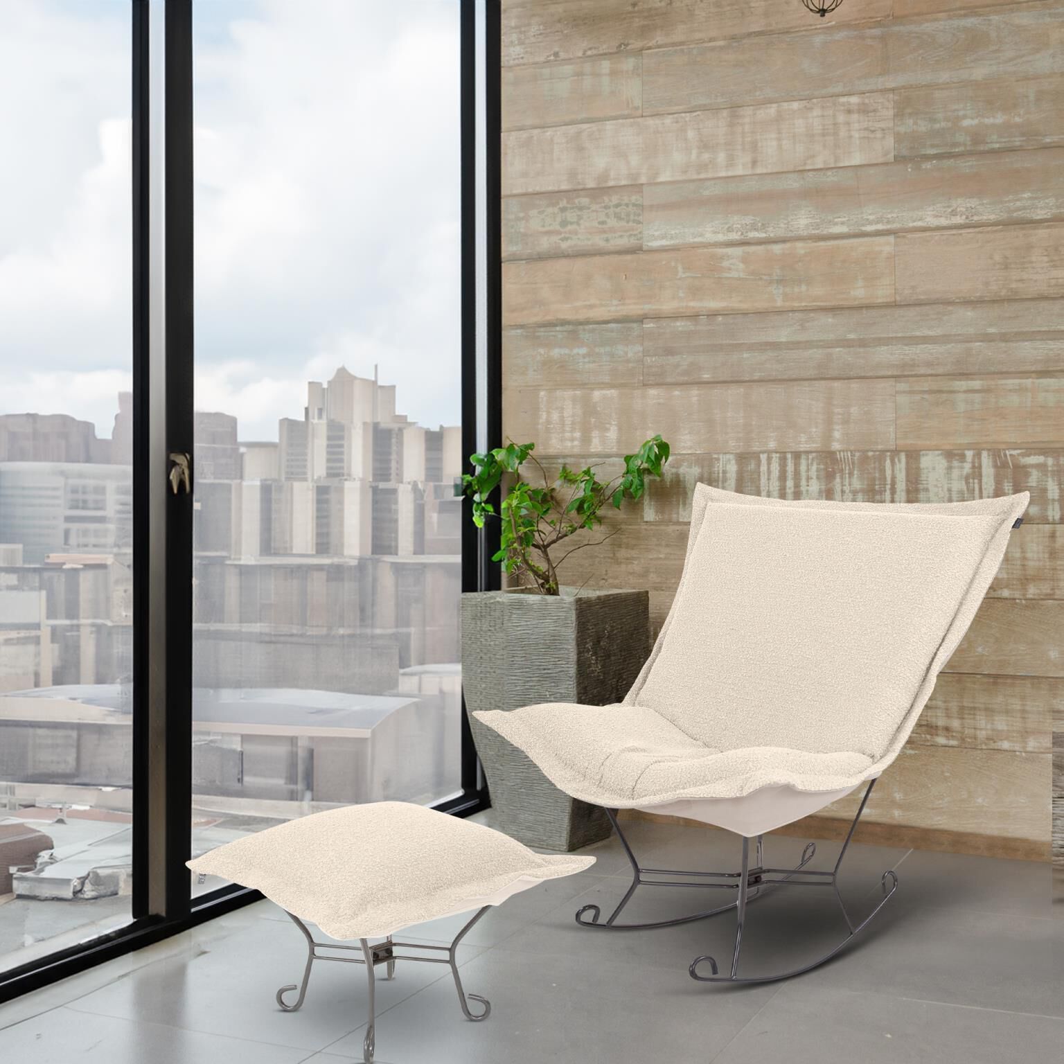 Barbet Natural Chair Cover & Cushion