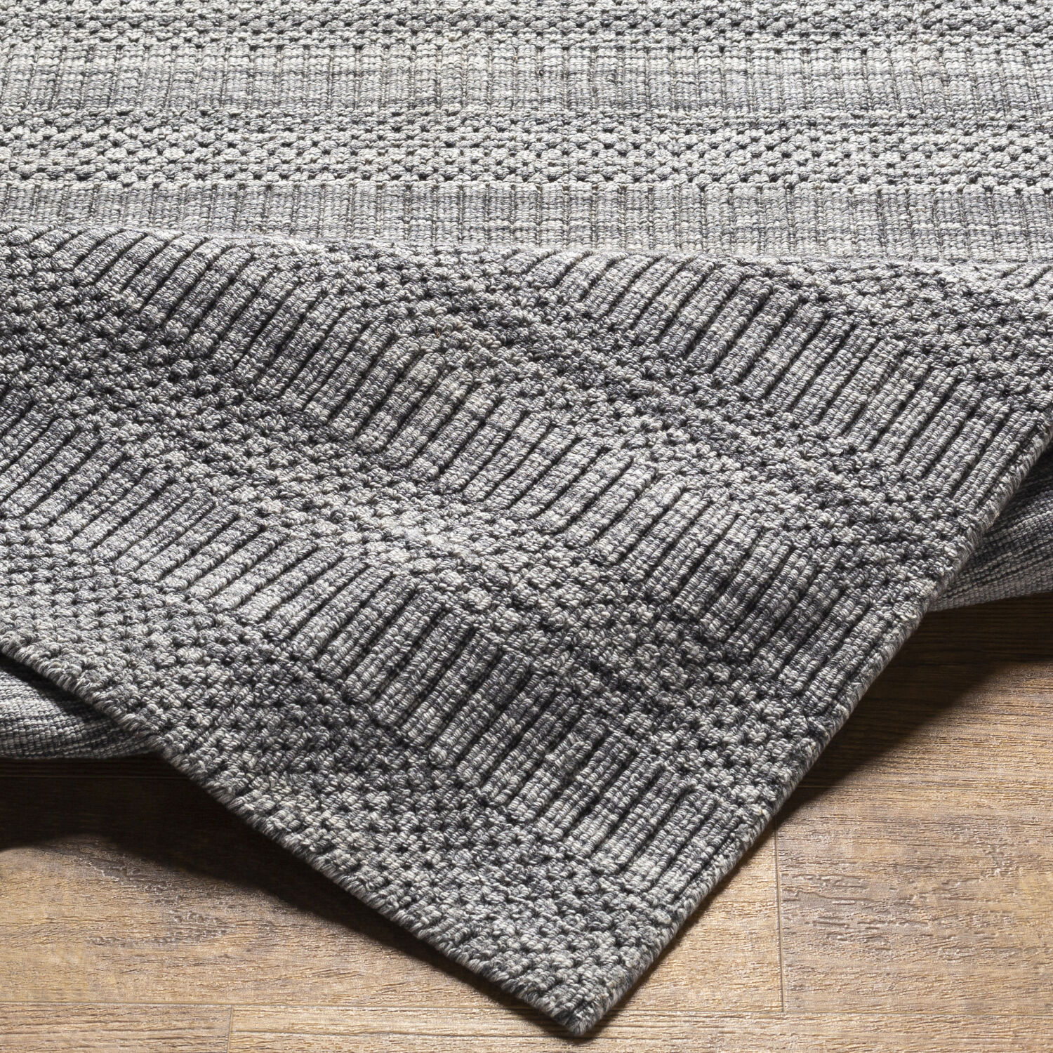 Hickory 180 X 144 inch Grey Rug, Rectangle