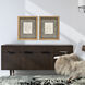 Motif I Black and Beige and Brown and Neutral Framed Art