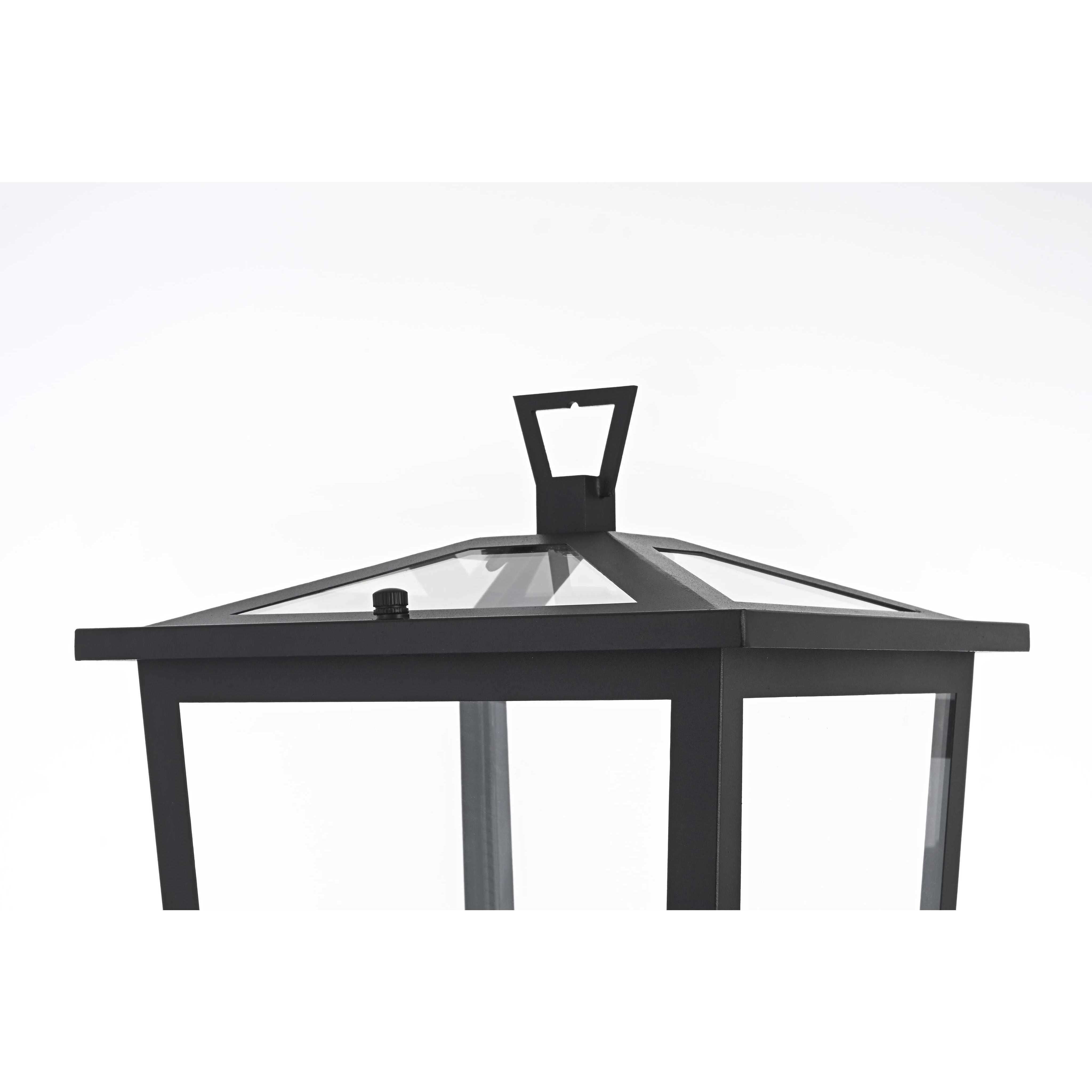 Cayman 3 Light 20.5 inch Black Outdoor Post Light