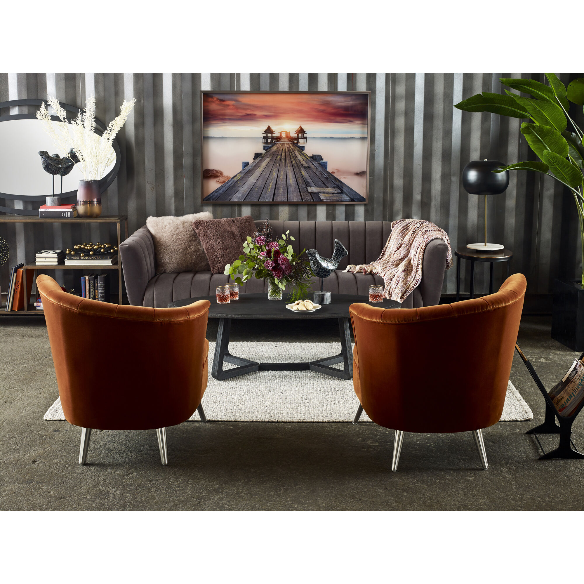 Ziff Brown Magazine Holder