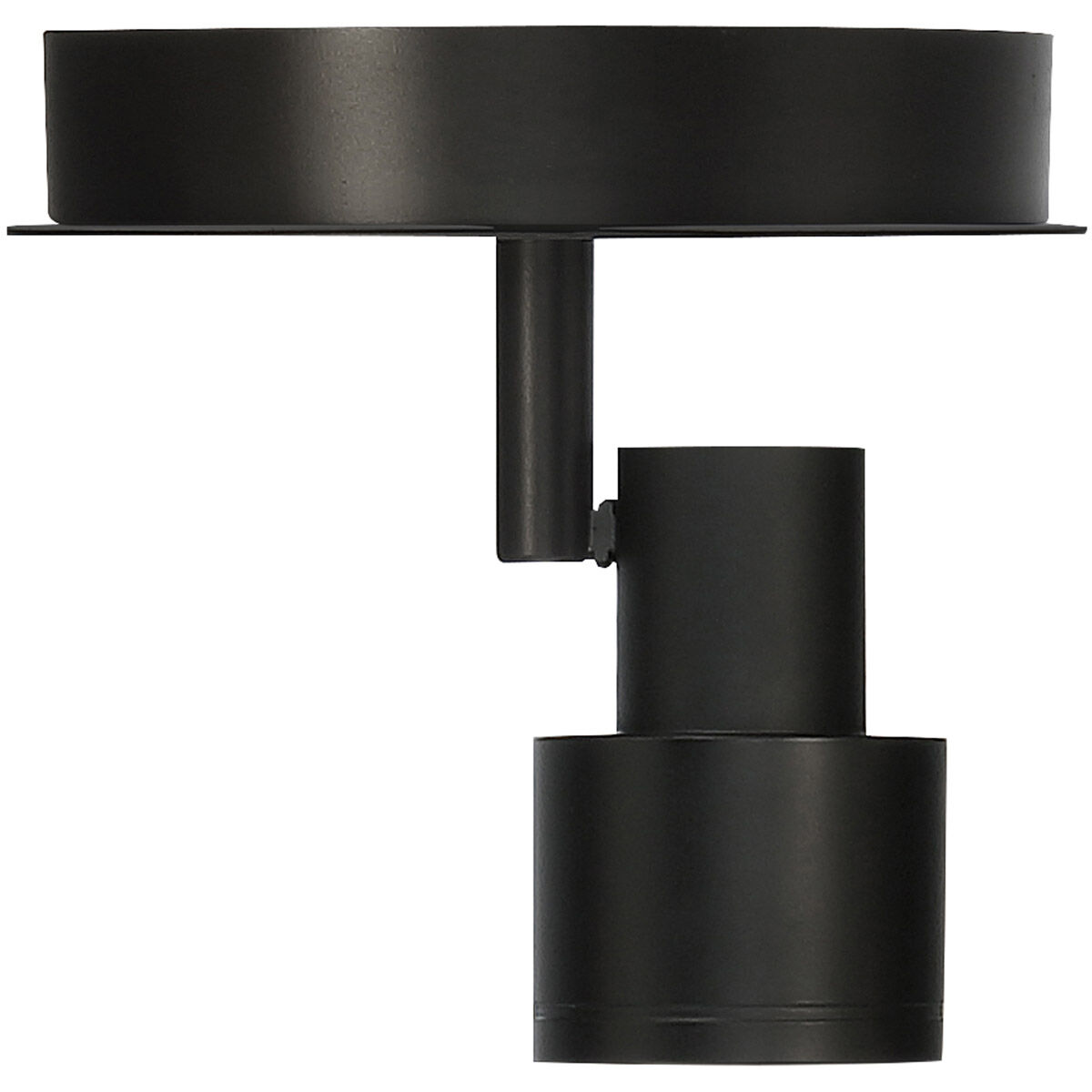 Lincoln LED 6 inch Matte Black Flush Mount Ceiling Light