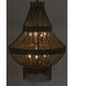 Domo 8 Light 22.5 inch Antique Brass Chandelier Ceiling Light