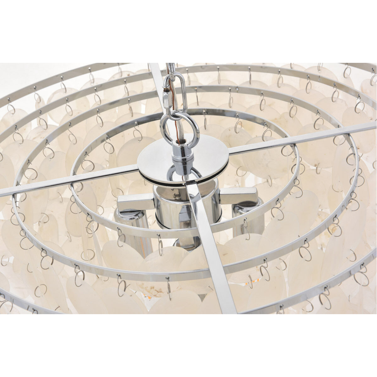 Selene 4 Light 20 inch Chrome Pendant Ceiling Light