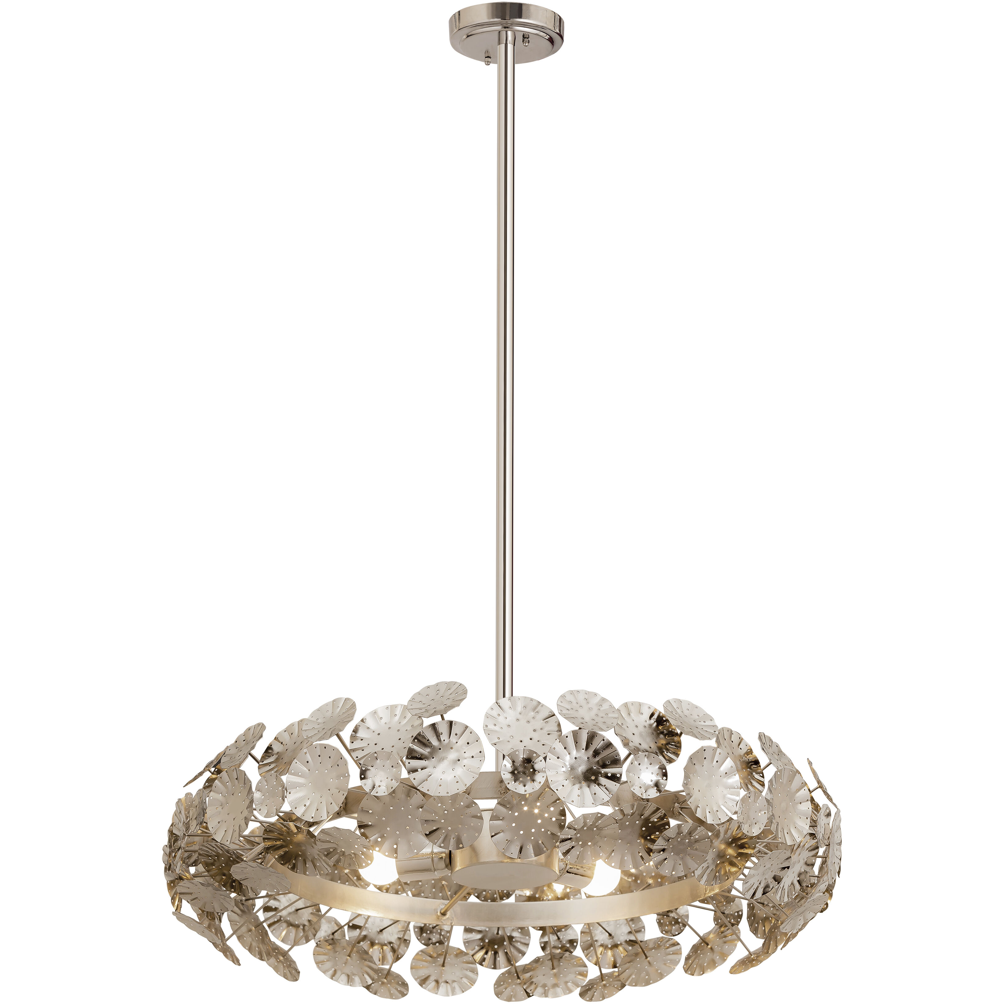 Camora 3 Light 26 inch Nickel Chandelier Ceiling Light