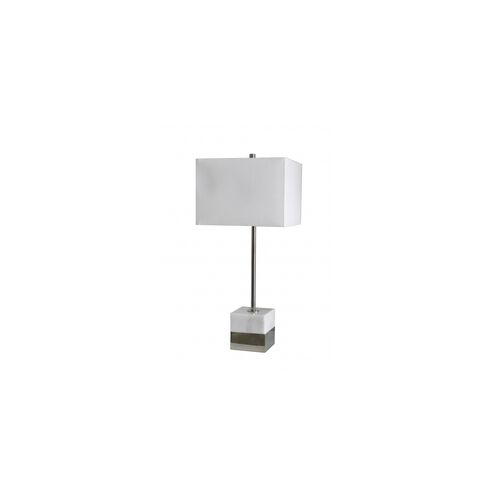 Canada 31 inch 100.00 watt Polished Nickel Table Lamp Portable Light