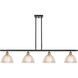 Ballston Arietta LED 48 inch Black Antique Brass Island Light Ceiling Light, Ballston