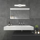 Aero 2 Light 5 inch White with Brushed Nickel Accent Vanity Sconce Wall Light