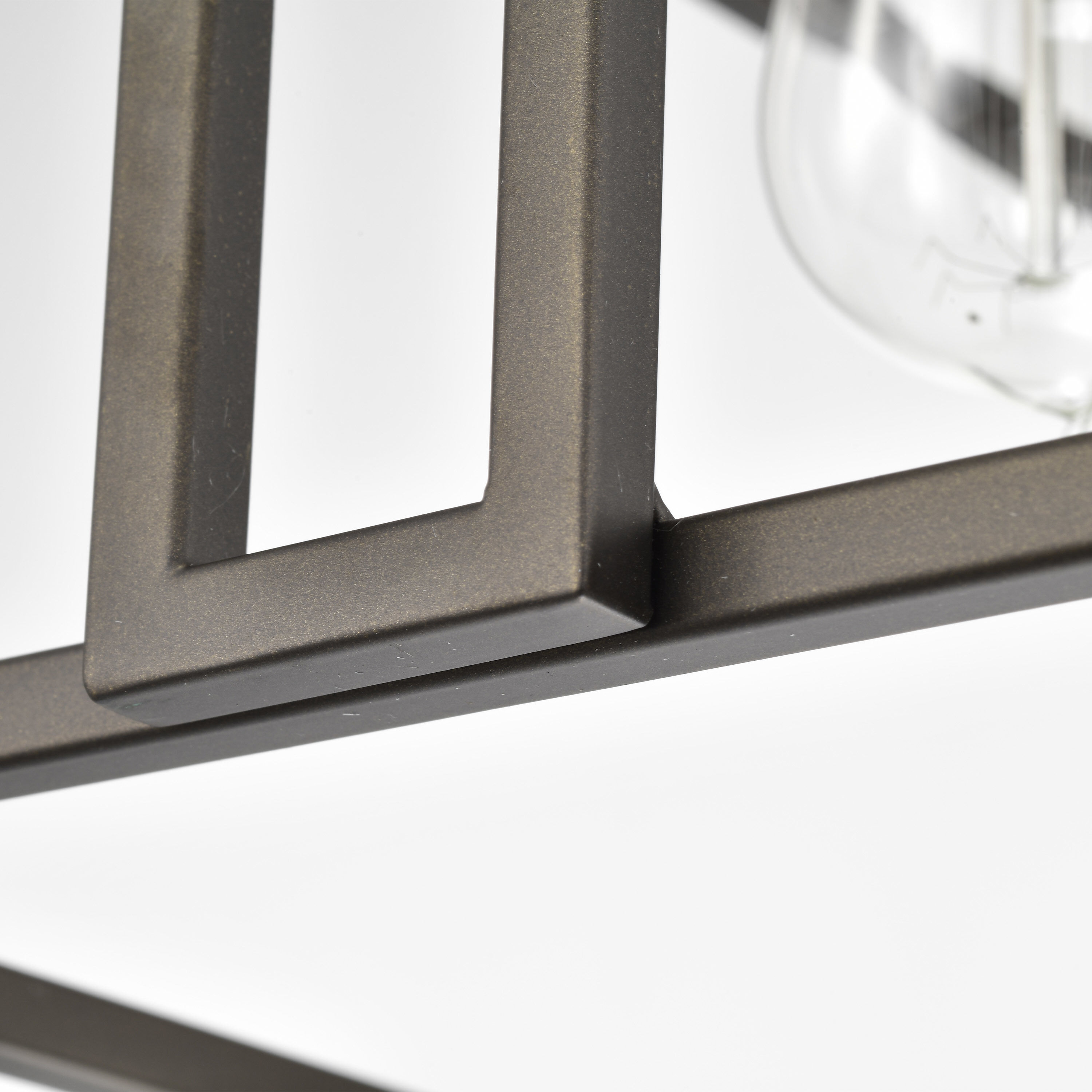 Lake 4 Light 36 inch Bronze and Copper Accents Island Pendant Ceiling Light