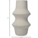 Lacy White Outdoor Vase