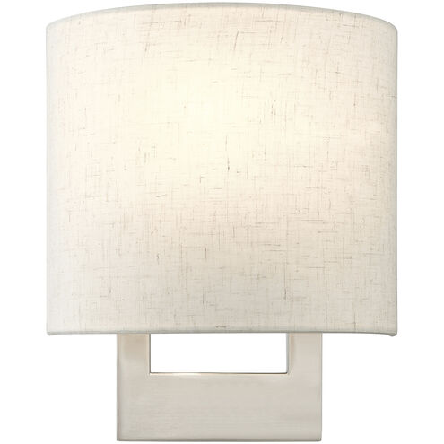 Petite 1 Light 8 inch Brushed Nickel ADA Wall Sconce Wall Light