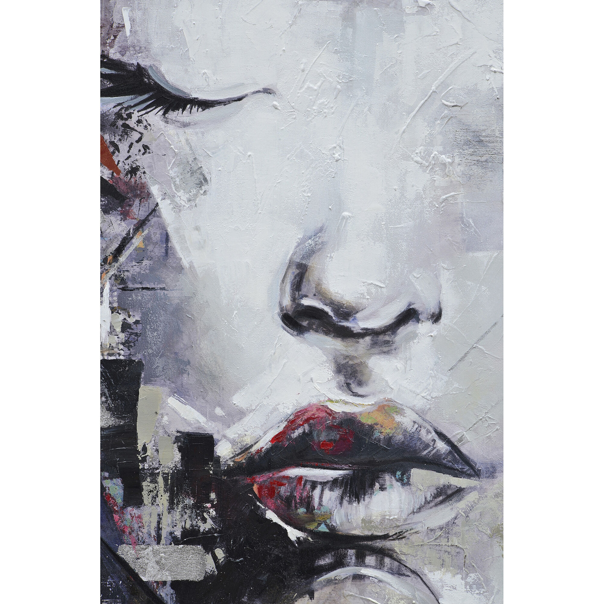 Kyoto Grey/Multiple Canvas Art