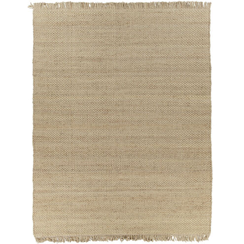 Tropica 120 X 96 inch Tan/Beige Handmade Rug in 8 x 10, Rectangle