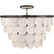 Olyra 12 Light 31.75 inch Plated Dark Bronze Convertible Pendant/Semi-Flush Mount Ceiling Light