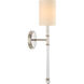 Fremont 1 Light 5 inch Polished Nickel Wall Sconce Wall Light, Essentials