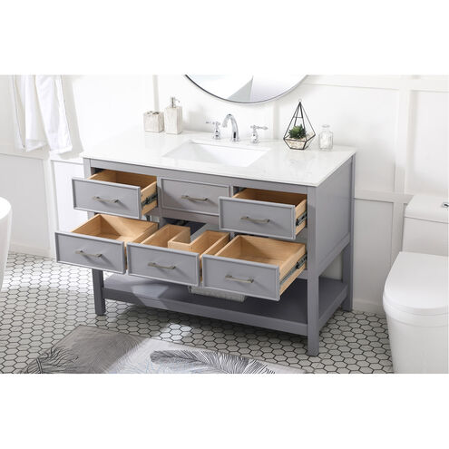 Sinclaire 48 X 22 X 34 inch Gray Vanity Sink Set