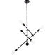 Axel 6 Light 29 inch Black Pendant Ceiling Light