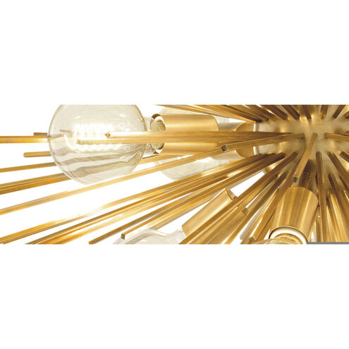 Boivin 12 Light 35.43 inch Matte Brass Chandelier Ceiling Light