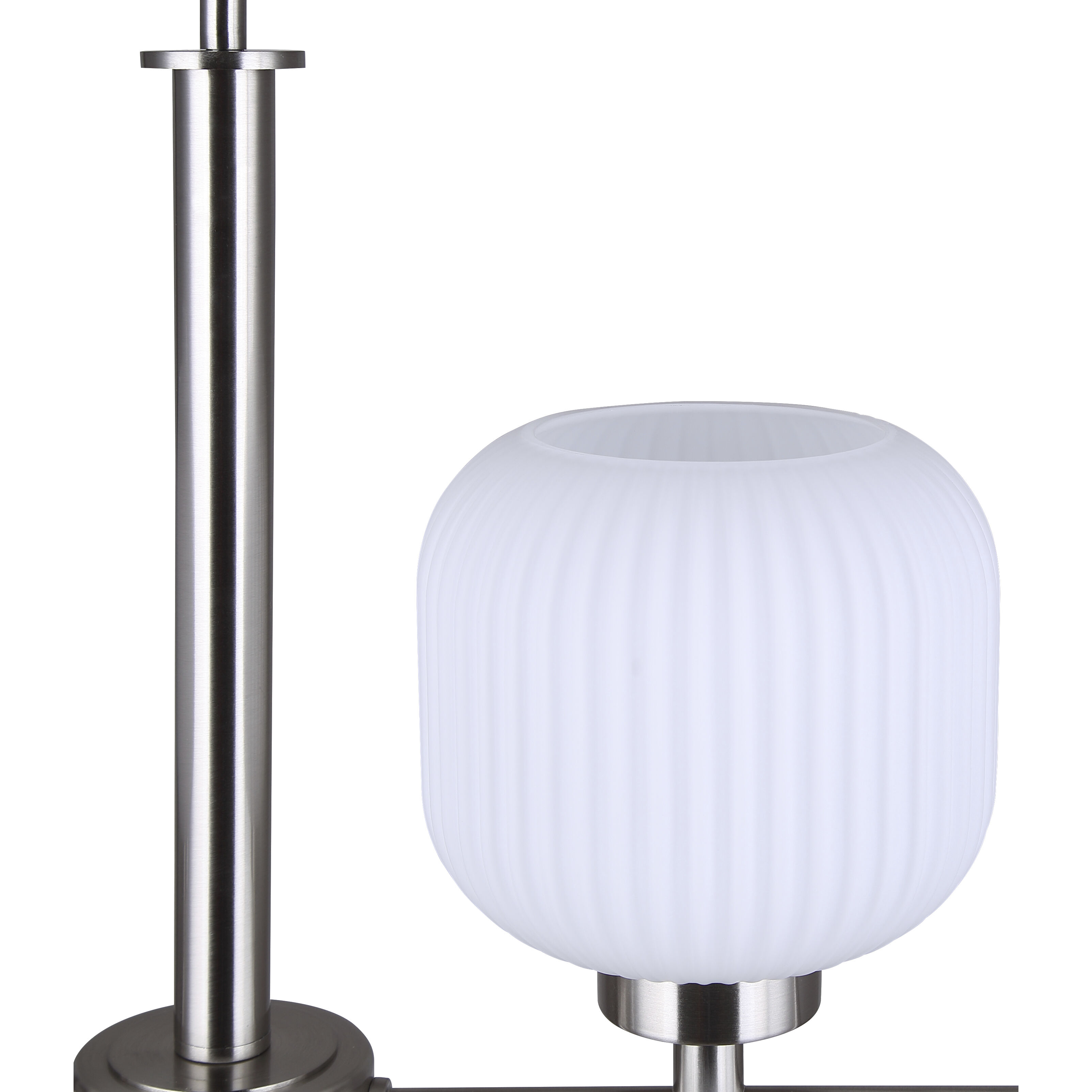 Mallory 4 Light 36.38 inch Brushed Nickel Chandelier Ceiling Light