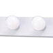 Vanity Strips 4 Light 24 inch Matte White Vanity Light Wall Light