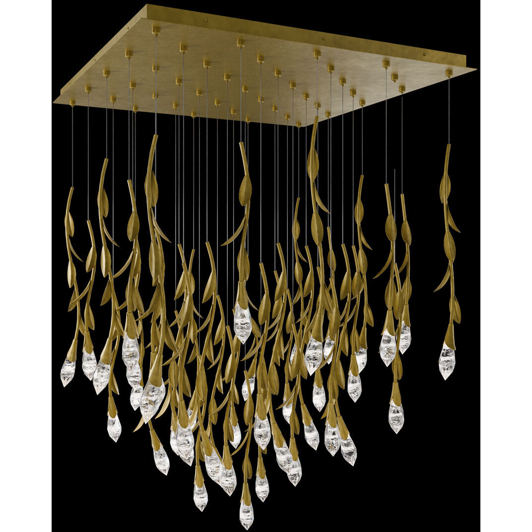 Signature Secret Garden LED Antique Pewter Multi-Light Pendant Ceiling Light