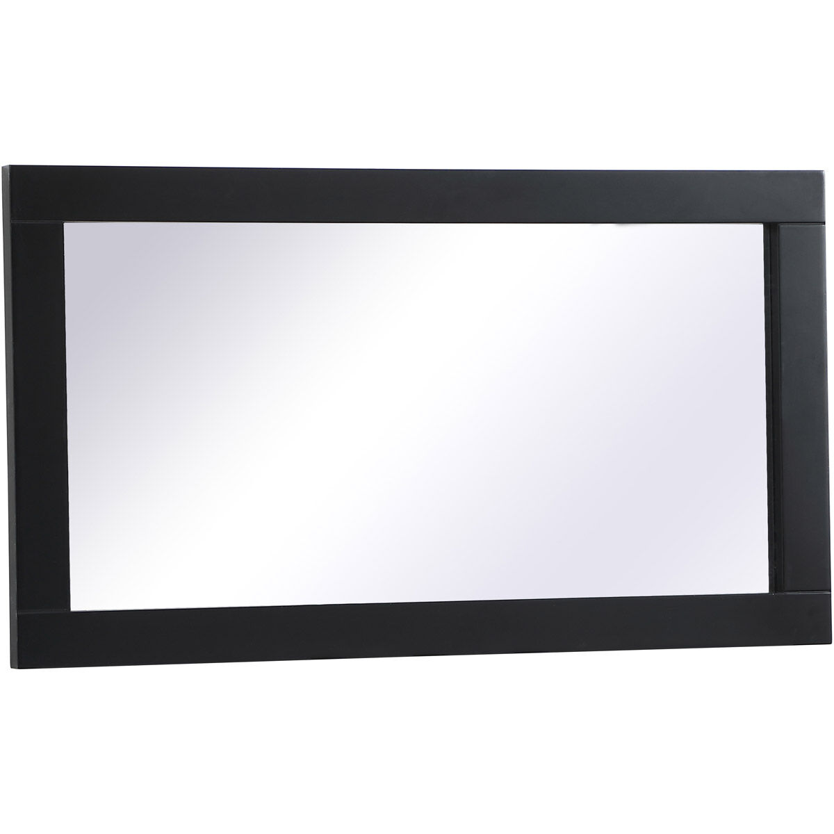 Aqua 32 X 18 inch Black Vanity Mirror