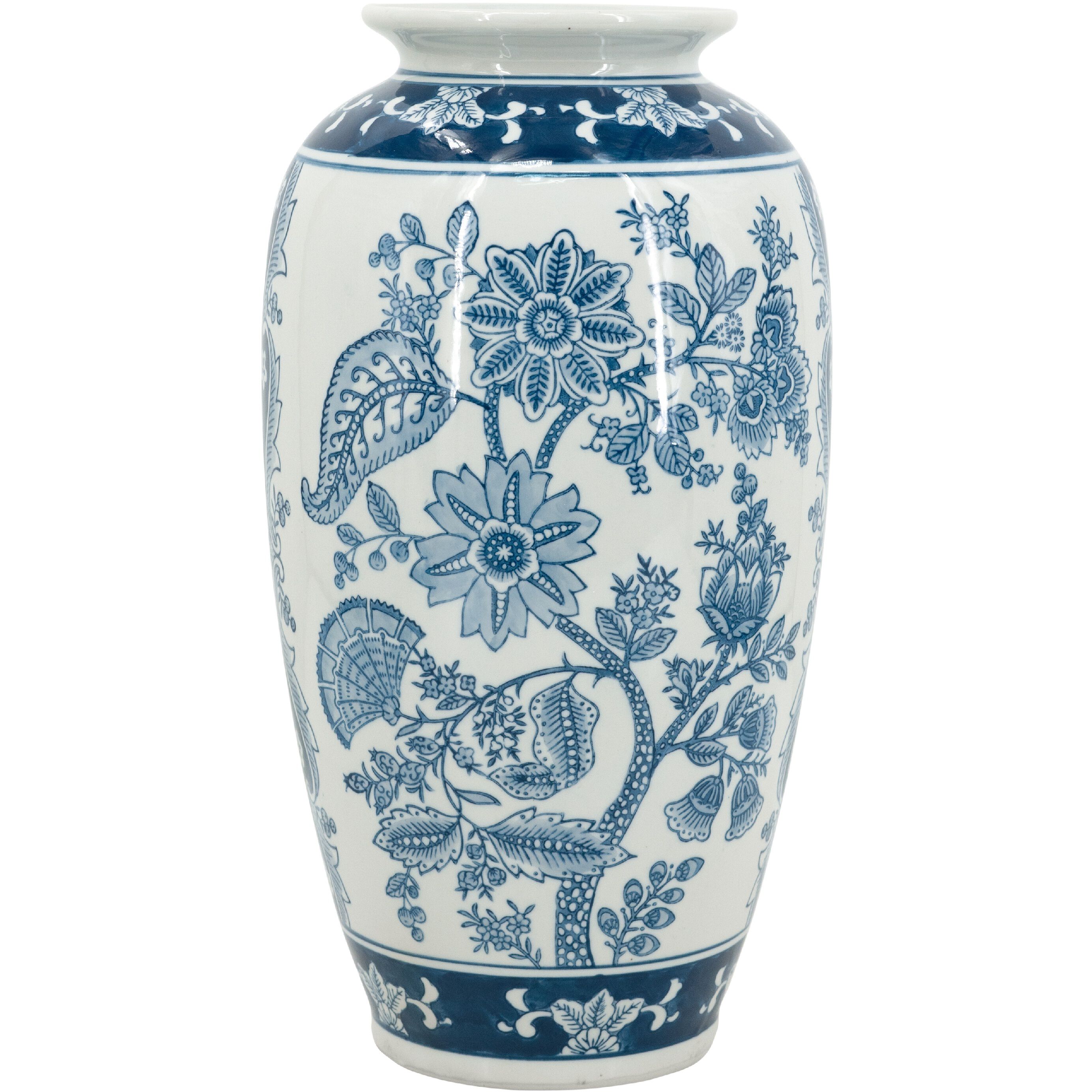 Anita 15 X 7.5 inch Flower Vase