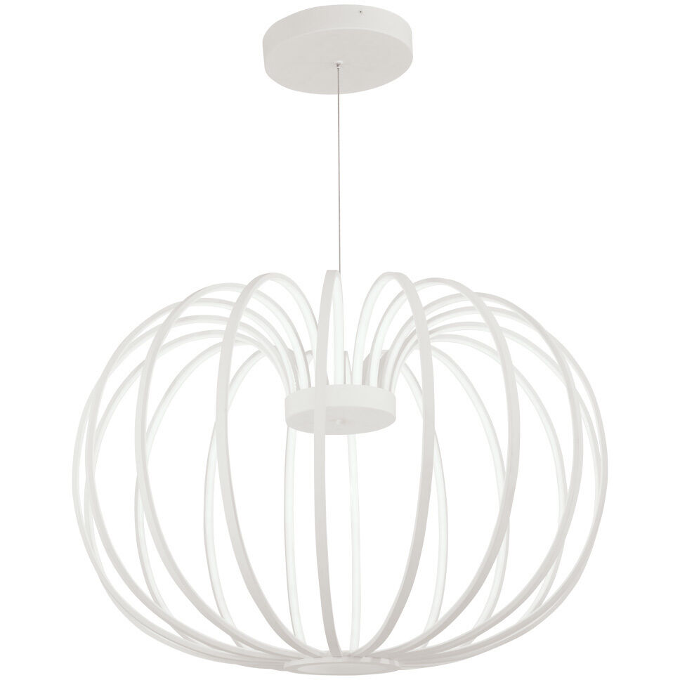 Snow Sprite LED 33.5 inch Matte White Pendant Ceiling Light