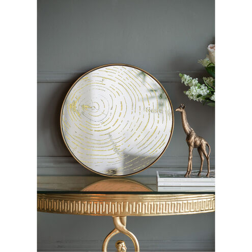 Wood Black/Gold/Mirror Decorative Tray