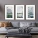 Waterside Collection Brushed Silver Shadow Box Style Framed Art