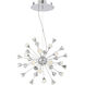 Esplo LED 25 inch Chrome Chandelier Ceiling Light