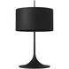 Barbara Barry Spinet 26.25 inch 6.5 watt Matte Black Modern Trumpet Table Lamp Portable Light