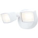 Brentwood LED 4.41 inch White Outdoor Flood Light