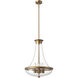 Alora Mood Marcel 4 Light 17.5 inch Aged Gold Pendant Ceiling Light