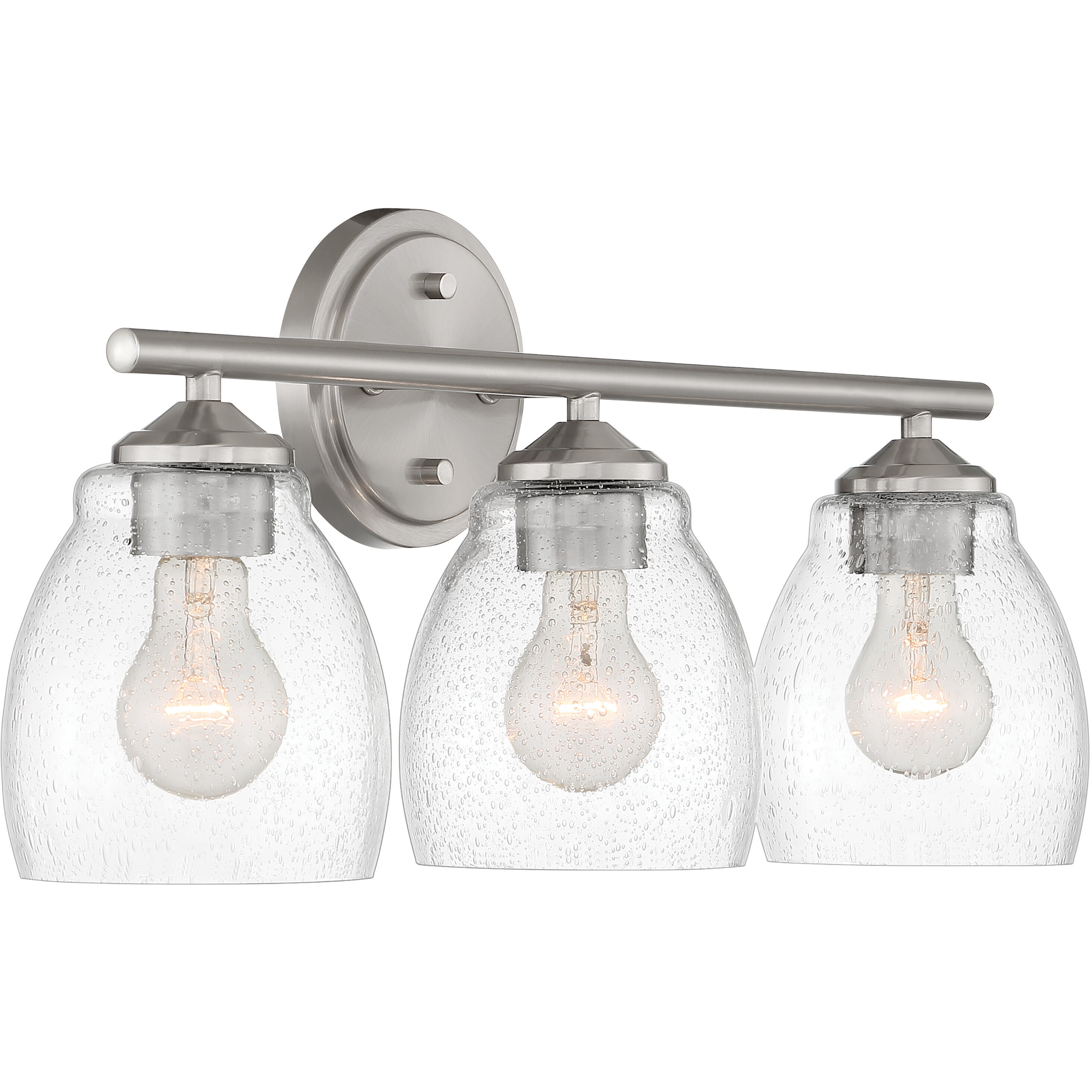 Winsley 3 Light 22 inch Brushed Nickel Bath Light Wall Light