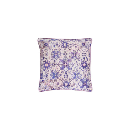 Roxana 20 X 20 inch Pale Pink and Bright Purple Throw Pillow