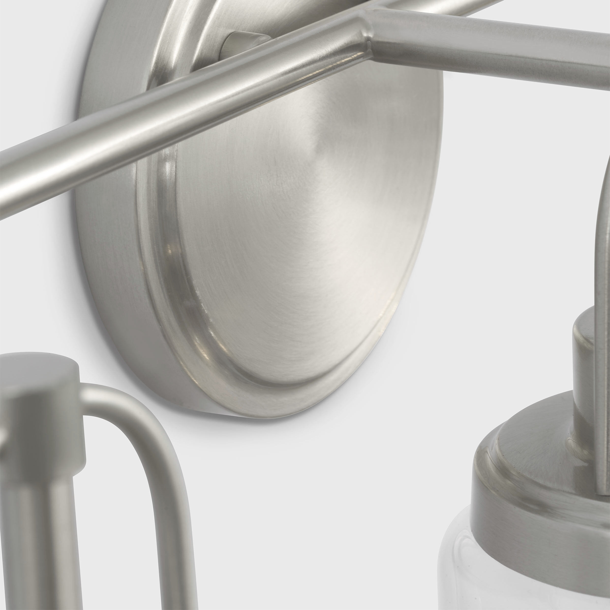 Anders Bath Vanity Wall Light in Brushed Nickel