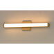 Spec Vanity LED 24 inch Gold Bath Vanity Wall Light