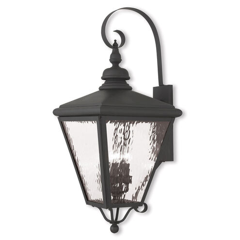 Cambridge 4 Light 35 inch Black Outdoor Wall Lantern