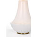Thomas O'Brien Kefi 25.25 inch 15 watt Crackled Ivory Table Lamp Portable Light