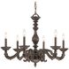 Paris Market 6 Light 28 inch Venetian Bronze Chandelier Ceiling Light