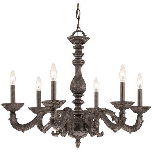 Paris Market 6 Light 28 inch Venetian Bronze Chandelier Ceiling Light