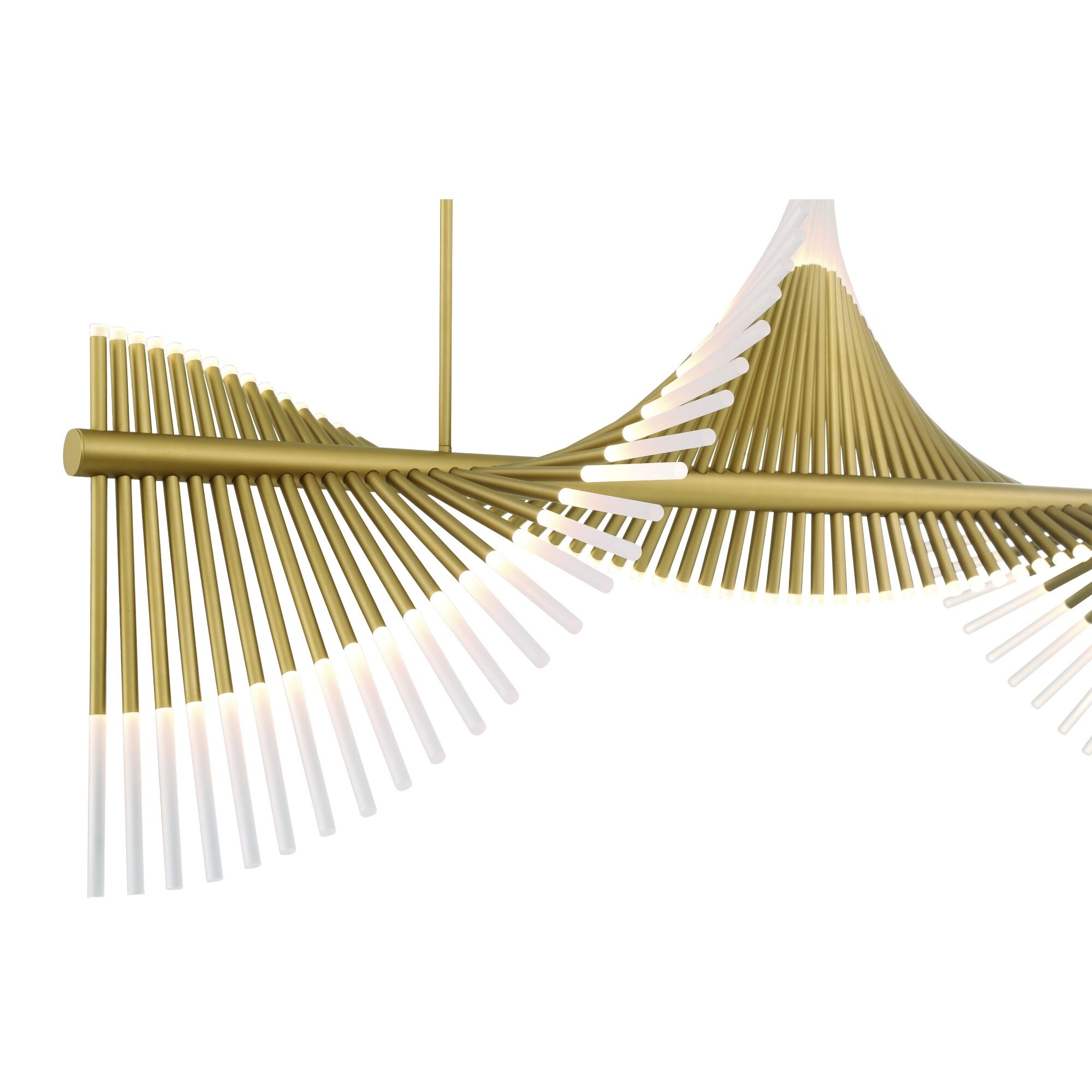 Voltik 72 Light 29 inch Gold Chandelier Ceiling Light